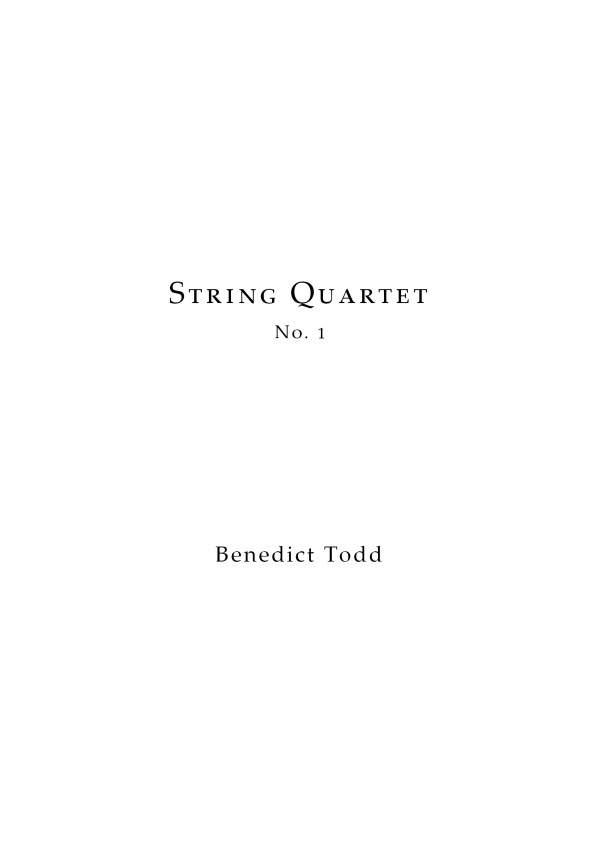 String Quartet No. 1